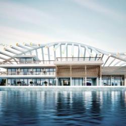 Marina Yacht Club Architecture Visualization