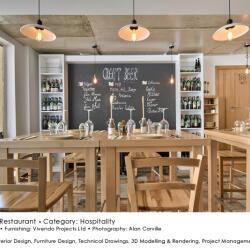 Black Beetle Design Meraki Restaurant Hospitality Interior Design Side View